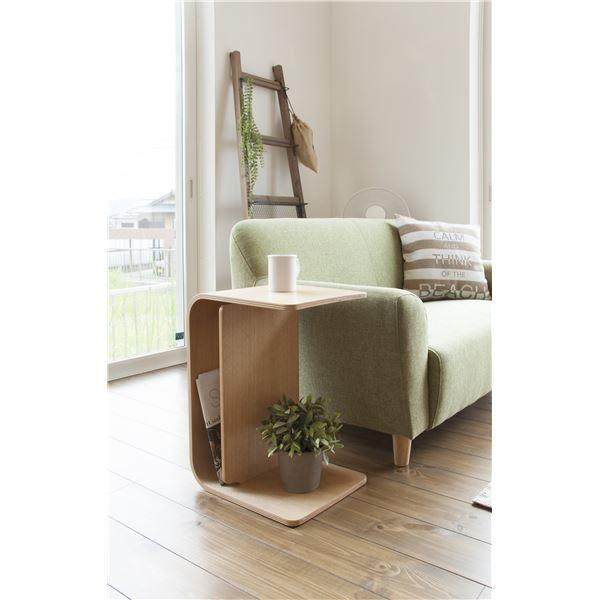 サイドテーブル ミニテーブル 幅50cm オーク リビング ダイニング インテリア家具 お店 什器 ...