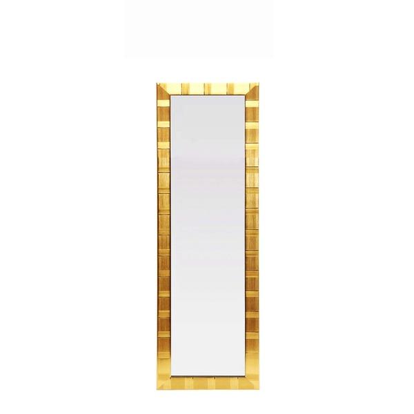 ウォールミラー 全身姿見鏡 〔 壁掛け用 〕 ミラー 3尺 飛散防止付 GOLD 日本製 HJ Ha...