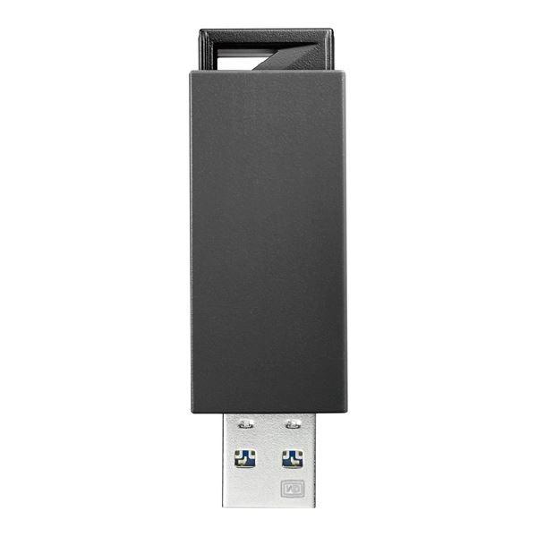 アイ・オー・データ機器 USB3.0/2.0対応 ノック式USBメモリー 32GB ブラック U3-...