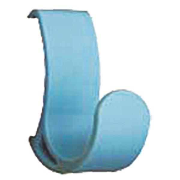 コートハンガーレール 専用フック 〔ブルー×10セット〕 耐荷重5kg 強化ナイロン製 〔DIY 業...