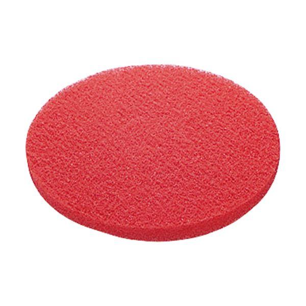 山崎産業 コンドル(ポリシャー用パッド)51ラインフロアパッド13赤(保守用) E-17-13-R ...