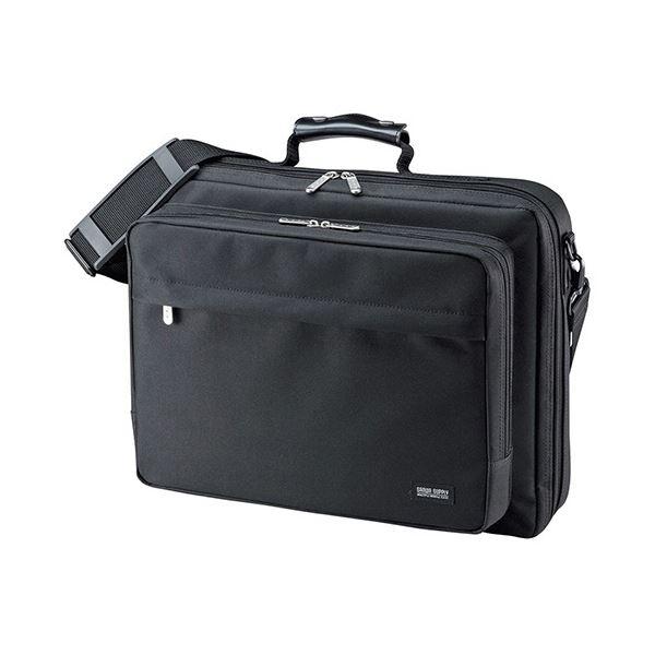 サンワサプライ PCキャリングバッグ15.6型ワイド対応 ブラック BAG-U54BK2 1セット(...