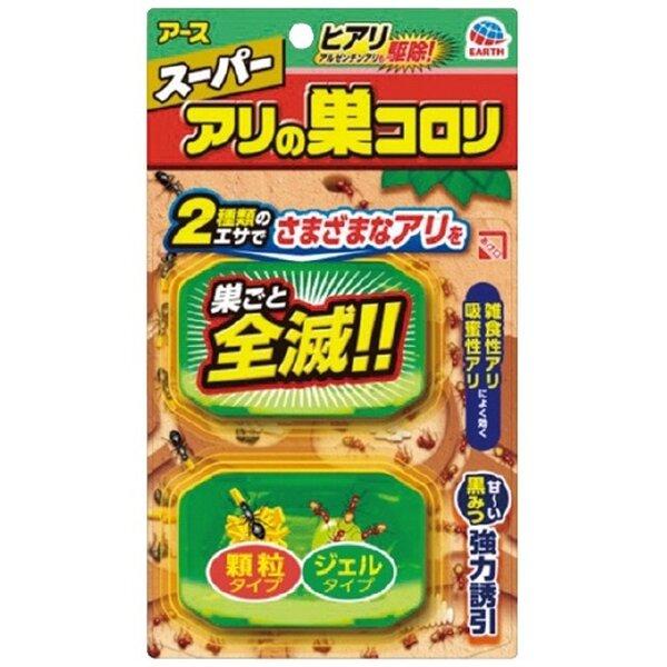 (まとめ) アース製薬 スーパーアリの巣コロリ 1パック(2個入)〔×10セット〕