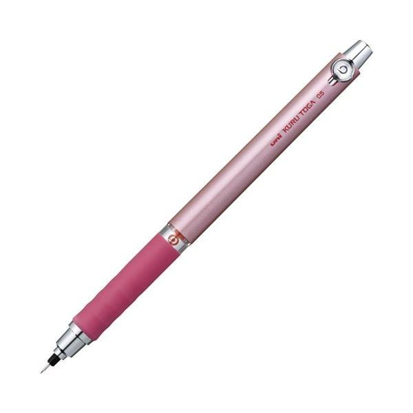 (まとめ) 三菱鉛筆 クルトガラバーグリップ05 ピンク M5656 1P〔×10セット〕