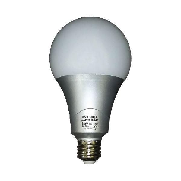 (まとめ)WINGACE LED電球 ニュールミネα22W LED-L22A(×5セット)