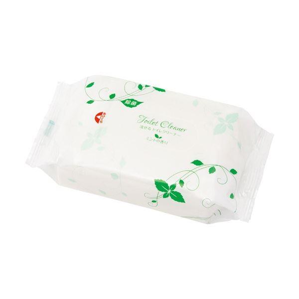 日本製紙 クレシア 流せるトイレクリーナー大判 ミント 1セット(576枚：12枚×48パック)