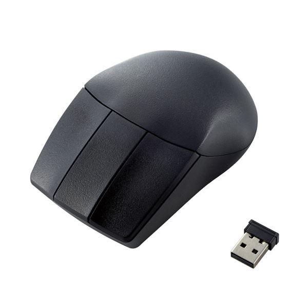 (まとめ)エレコム 3DCAD用無線3ボタンマウス ブラック M-CAD01DBBK 1個〔×2セッ...