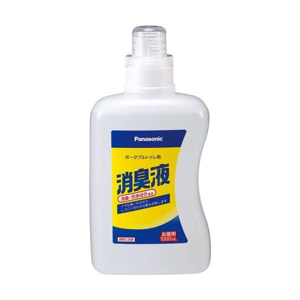 (まとめ)パナソニック エイジフリーポータブルトイレ用消臭液 無色タイプ 1000ml VALTBL...