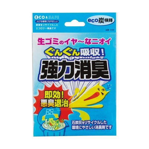 (まとめ)東和産業 eco炭検隊 生ごみ用消臭剤 1個〔×30セット〕