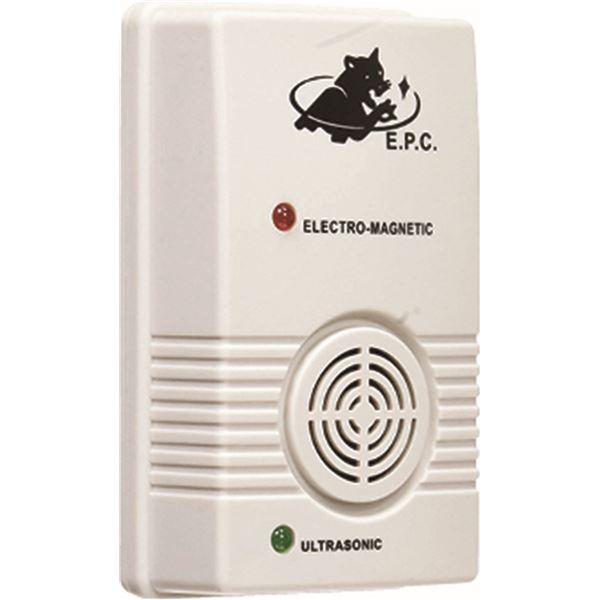 ネズミ撃退器 シングルスピーカー 67×50×113mm 超音波 電磁波 コンセント コード無し 〔...