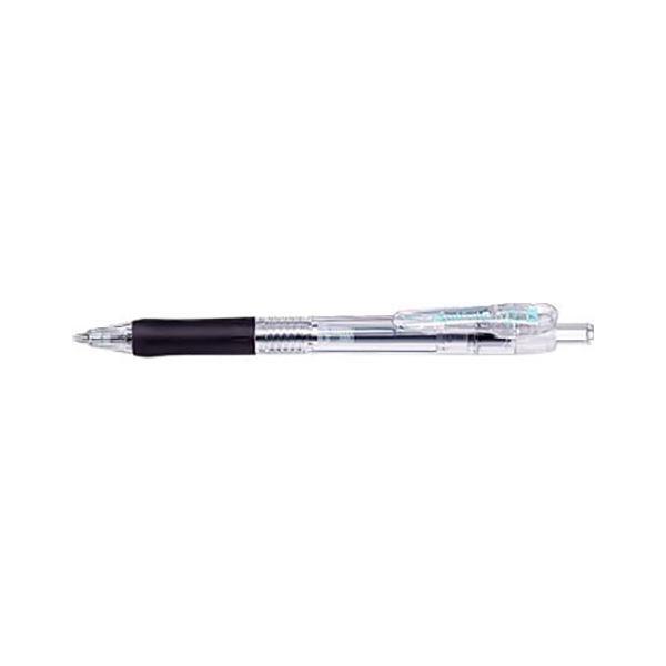 (まとめ) ゼブラ タプリクリップボールペン 0.4mm 黒 〔×50セット〕
