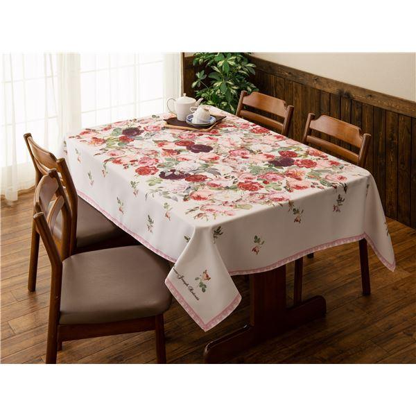 テーブルクロス 145×180cm 4人掛け用 洗える 撥水加工 ルドゥーテ アルピナ ダイニングテ...