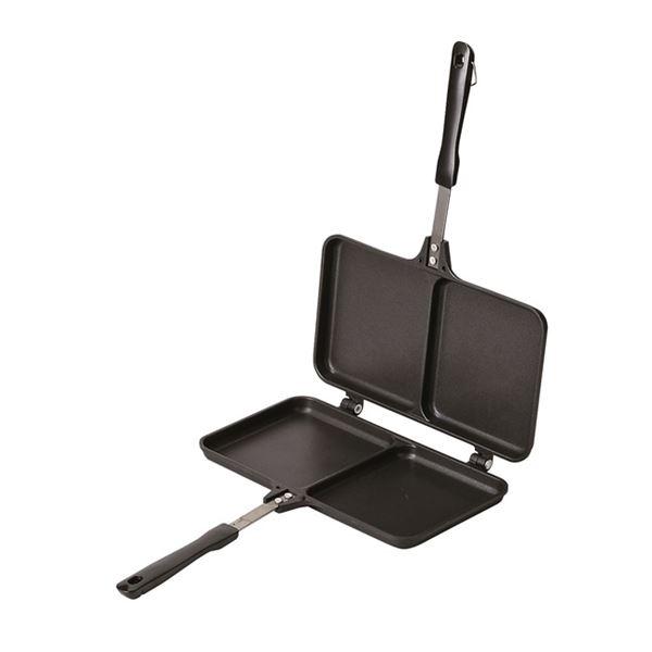 ホットサンドメーカー 約全長36cm 直火対応・卓上ガスコンロ専用 おやつDEっSEII ふっ素加工...