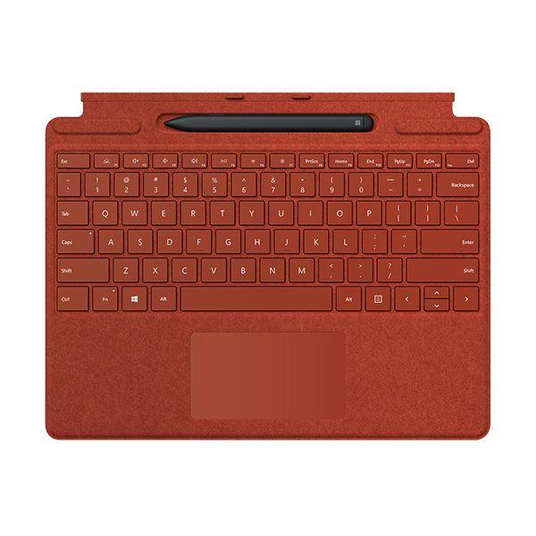 マイクロソフト Surface ProX Signature キーボード ポピーレッド 26B-00...