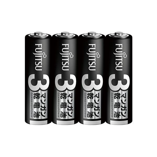 FDK 富士通 マンガン乾電池 単3形R6PU(4S) 1セット(40本：4本×10パック)