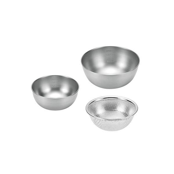 燕人の匠 ボウル3点セット(ボウル18cm＆15cm＆パンチングボウル18cm) ETF-601