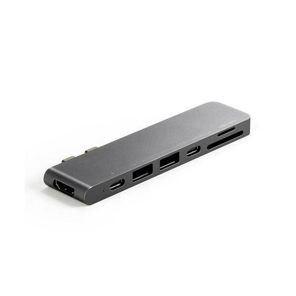 サンワダイレクト Type-Cドッキングステーション 7in2 MacBook Pro専用 PD対応...