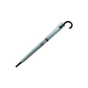 〔まとめ〕 オカザキ ジャンプ傘 65cm 透明 1本 〔×3セット〕