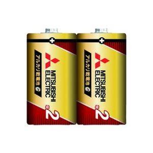 〔まとめ〕 三菱電機 三菱電機アルカリ乾電池単2形 2本 〔×5セット〕｜krypton