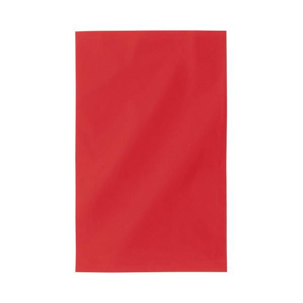 (まとめ) 店研創意ストア・エキスプレス 無地梨地ギフトバッグ レッド 240×380mm 1パック...