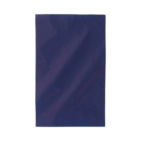 (まとめ) 店研創意ストア・エキスプレス 無地梨地ギフトバッグ ネイビー 240×380mm 1パッ...