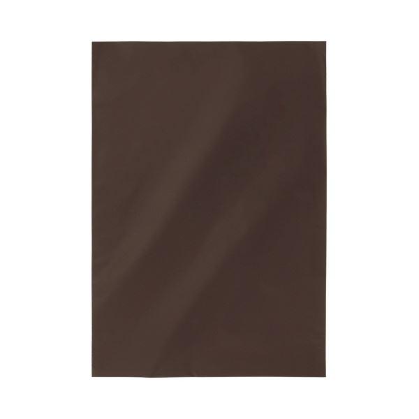 (まとめ) 店研創意ストア・エキスプレス 無地梨地ギフトバッグ ブラウン 300×430mm 1パッ...