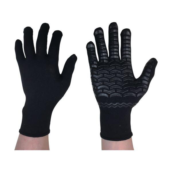 〔まとめ〕 勝星産業 FITゴムライナー ブラック L 008-B-L 1双 〔×5セット〕 使い捨...