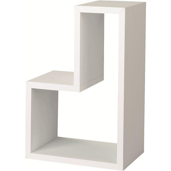 収納棚 リビング収納 幅54cm ホワイト パズルラック デザインラック リビング ダイニング ベッ...