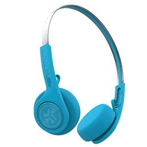 JLab Audio Rewind Wireless Retro Headphones - Blue - Bluetooth 4.2 Twe