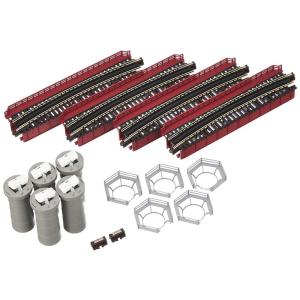 カトー KATO カーブ鉄橋セットR481-60°（非電化・朱） 20-824 Nゲージ