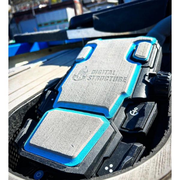 デジタルストラクチャー DSペダルデッキSeaDek パワーポールムーブ用 #ストームグレー/バハマ...