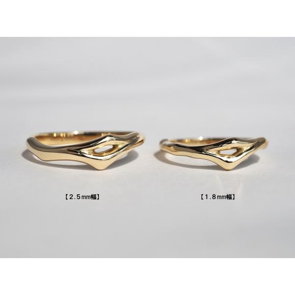 K18【連理木】マリッジリング