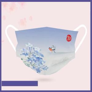 大人用 国内検品 即納 和風マスク 花柄 4層...の詳細画像3