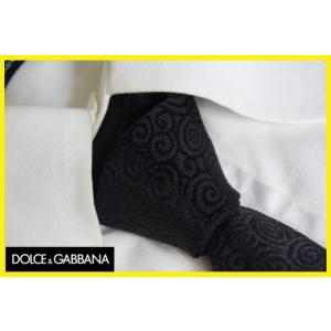 ドルチェ＆ガッバーナ DOLCE&GABBANA デザイン柄コットンナロータイ
