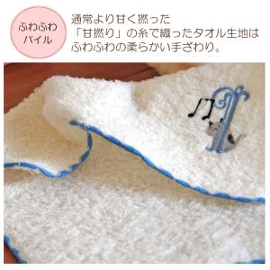 イニシャル タオルハンカチ 日本製 猫 ねこ ...の詳細画像5
