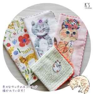 タオルハンカチ プレゼント 女性 子供 ネコ ...の詳細画像5