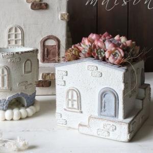 ミニプランター セメント鉢 汽車プランター 可愛いプランター 車型