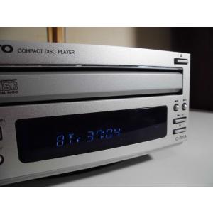 ONKYO C-701A 〓 超コンパクトなオンキョーのCDプレーヤー, ピックアップ新品,ギリ良品...
