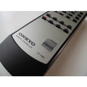 ONKYO RC-448C 〓 オンキョー「CDR-205」等のCDレコーダー用リモコン, 美品,3...