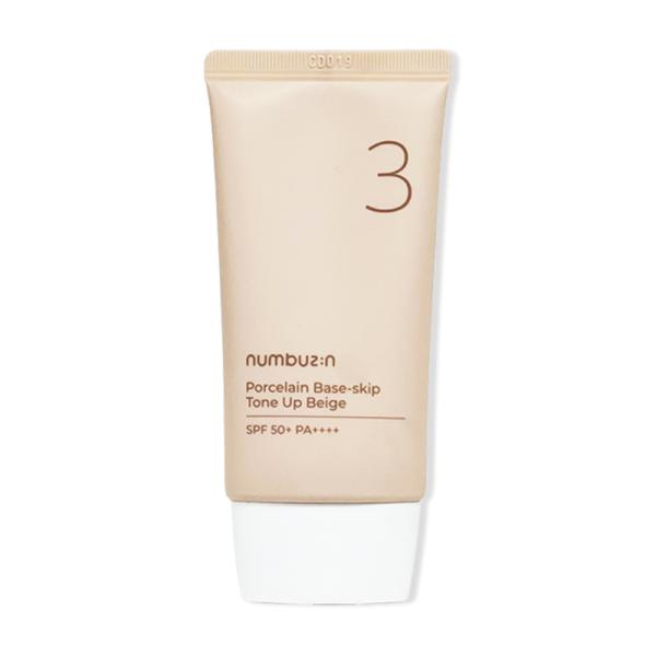 numbuzin 3番ノーファンデ陶器肌トーンアップクリーム SPF50+PA++++ 50ml 日...