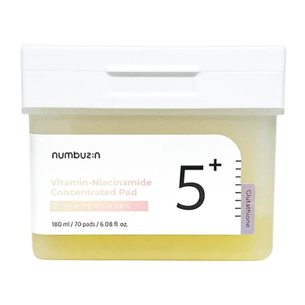 numbuzin 5番 白玉グルタチオンcフィルムパッド 180ml 70枚 スキンケアパッド 美容...