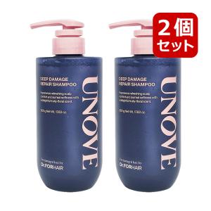 アノブ unove ディープダメージリペアシャンプー 500g ヘアシャンプー ダメージヘアシャンプー 2個セット 韓国コスメ 正規品｜kscojp