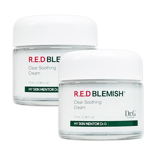 Dr.G ドクタージー レッドブレミッシュクリアスージングクリーム 70ml 2個セット フェイスク...