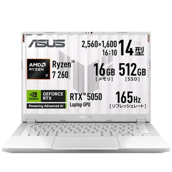 ASUS（エイスース） 14型ゲーミングノートパソコン　ASUS TUF Gaming A14 FA...
