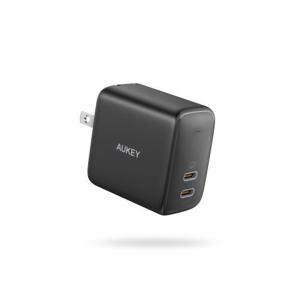 AUKEY（オーキー） USB充電器 Swift Duo 40W PD対応 [USB-C 2ポート] PA-R2S-BK｜ksdenki