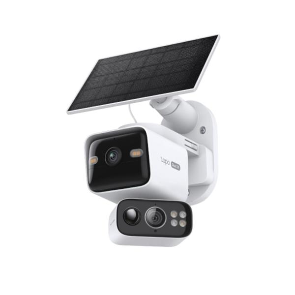 TP-Link（ティーピーリンク） ソーラー給電デュアルレンズパンチルトセキュリティカメラキット T...