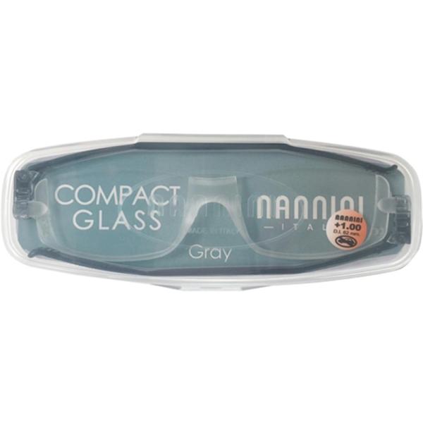 ナンニーニ コンパクトグラス２　１．０ NCG2-1.0-グレー