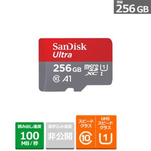 SANDISK マイクロSDXCカード SDSQUAR-256G-JN3MA 容量：256GB