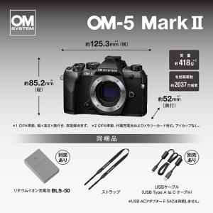 OM SYSTEM ミラーレス一眼カメラ OM...の詳細画像4