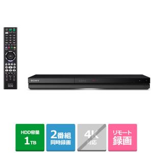 SONY（ソニー） HDD内蔵ブルーレイディスクレコーダ 2チューナー／1TB BDZ-ZW1800｜ksdenki